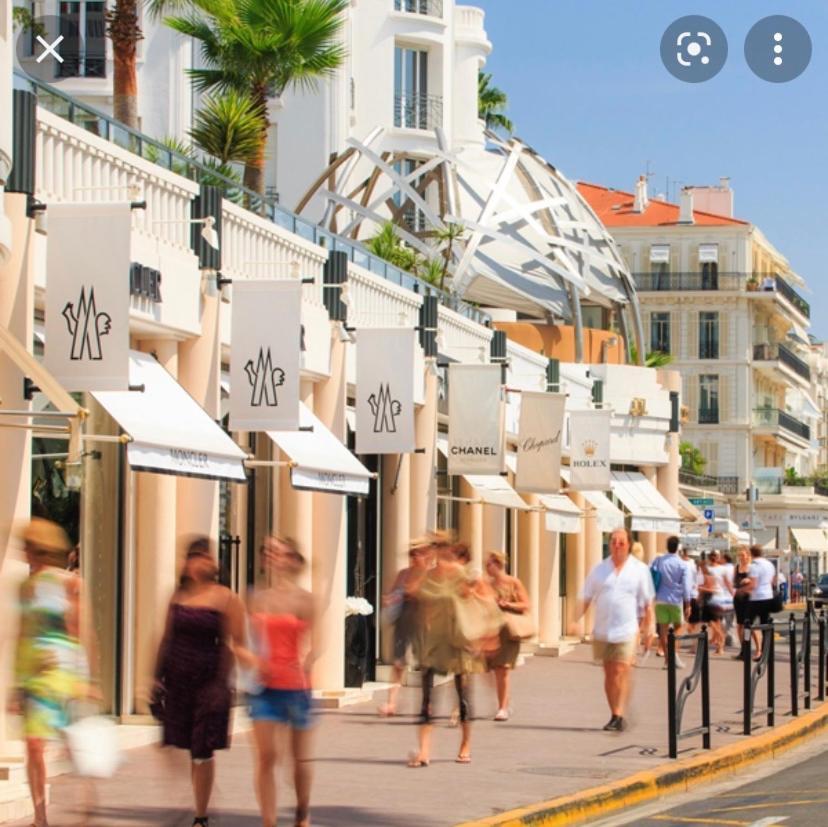 Luxurious Studio In Cannes 450M From Sea With Terrace And Air Conditioning And Private Parking Exteriér fotografie