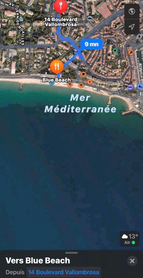 Luxurious Studio In Cannes 450M From Sea With Terrace And Air Conditioning And Private Parking Exteriér fotografie